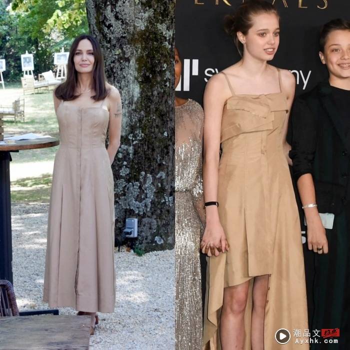 Style｜Angelina Jolie两个女儿穿旧衣出席首映，却成红毯焦点！ 更多热点 图4张